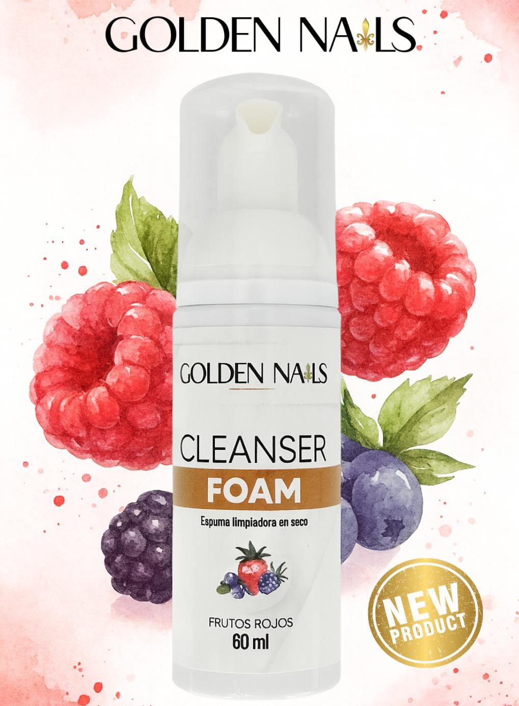ESPUMA LIMPIADORA CLEANSER FOAM FRUTOS ROJOS