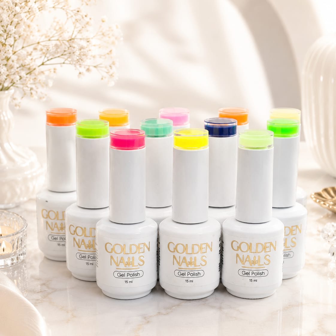 KIT DE 12 GELES DE 3 PASOS