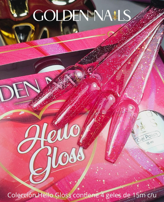 Hello Gloss Colección 4pz Geles