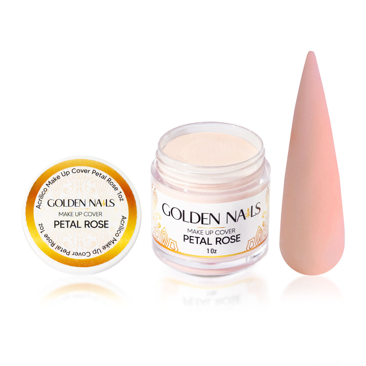 Petal Rose Make Up Cover Acrilico maquillaje para estructura acrilica