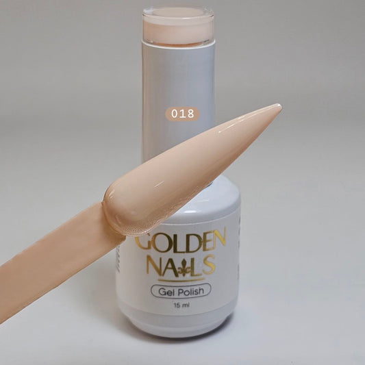 Gel polish beige nude 018