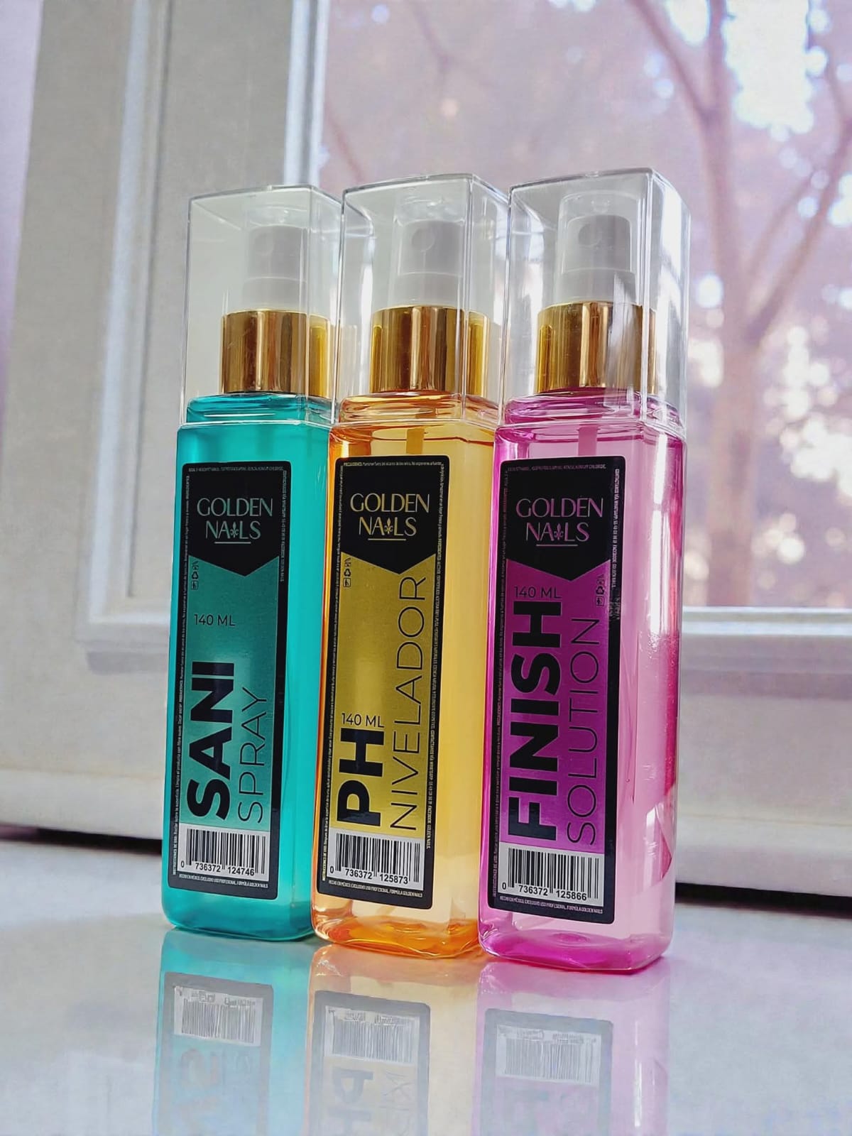 LIQUIDOS GOLD PRESENTACION DE 140ML (FINISH, SANI Y PH)