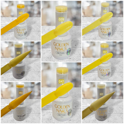 GELES GOLDEN AMARILLOS