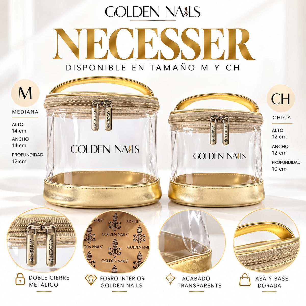 NECESER GOLDEN NAILS