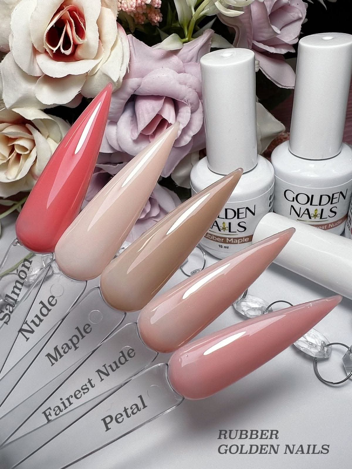 RUBBER  GOLDEN NAILS