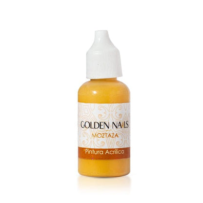 PINTURAS  DE 8ML PARA DISEÑO DE UÑAS  GOLDEN NAILS