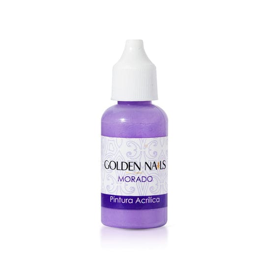 PINTURAS  DE 8ML PARA DISEÑO DE UÑAS  GOLDEN NAILS