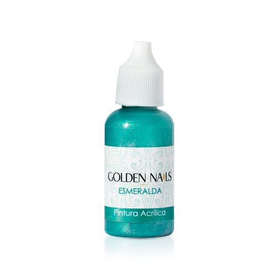 PINTURAS  DE 8ML PARA DISEÑO DE UÑAS  GOLDEN NAILS