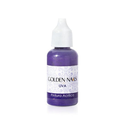 PINTURAS  DE 8ML PARA DISEÑO DE UÑAS  GOLDEN NAILS