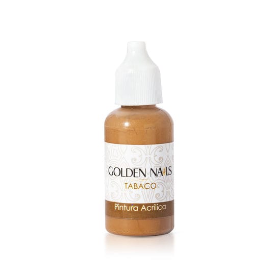 PINTURAS  DE 8ML PARA DISEÑO DE UÑAS  GOLDEN NAILS