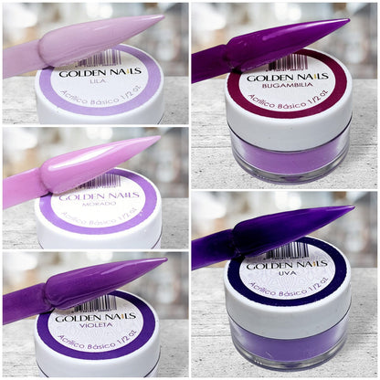 GOLDEN COLORS 1/2OZ TONOS MORADOS