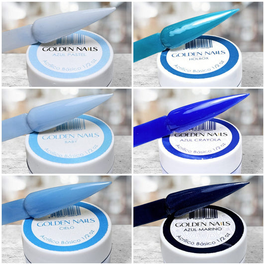 GOLDEN COLORS 1/2OZ TONOS AZULES