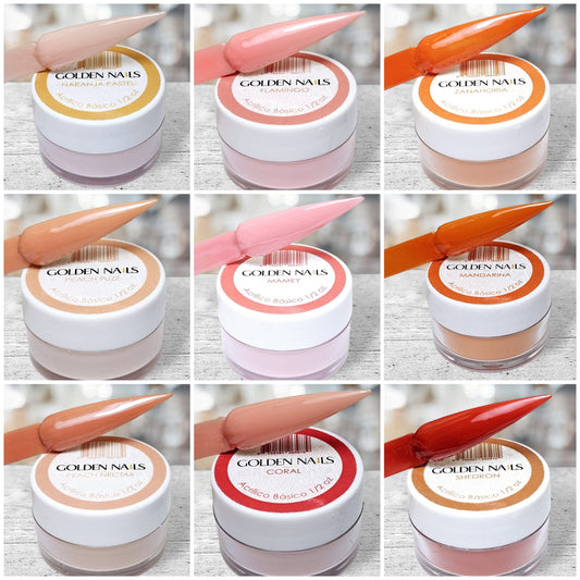 GOLDEN COLORS 1/2 OZ COLORES NARANJA