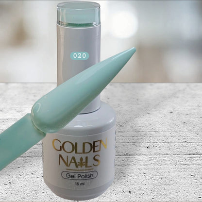 GELES VERDES GOLDEN NAILS