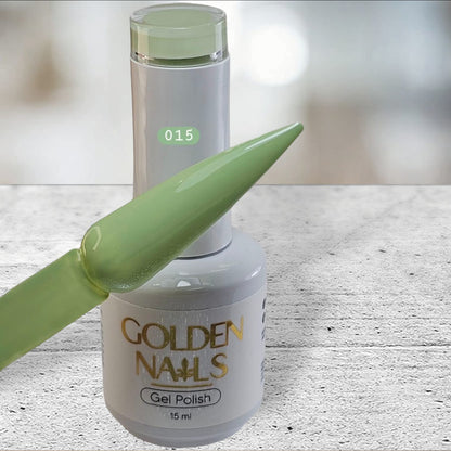 GELES VERDES GOLDEN NAILS