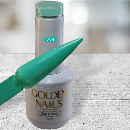 GELES VERDES GOLDEN NAILS
