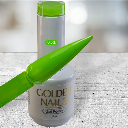 GELES VERDES GOLDEN NAILS