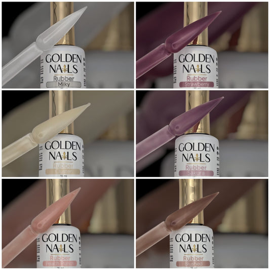 RUBBER GEL PARA NIVELAR GOLDEN 15ML