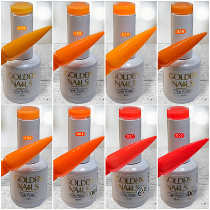 GELES GOLDEN NARANJAS