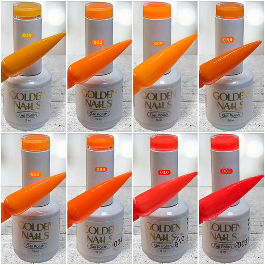 GELES GOLDEN NARANJAS