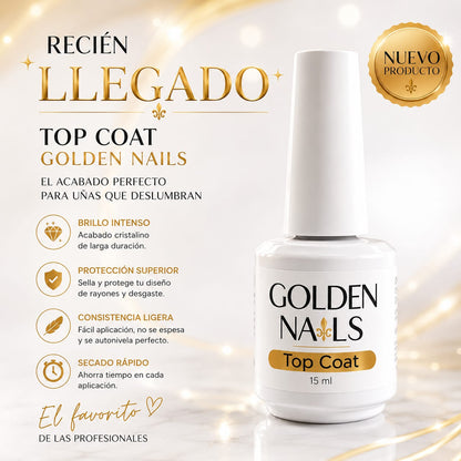 BASES & TOPS COAT GOLDEN NAILS