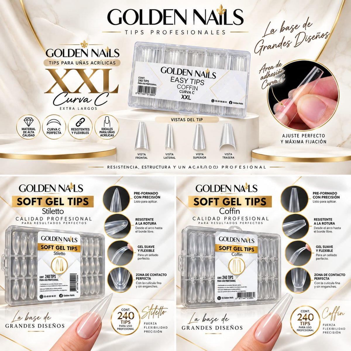 TIPS PROFESIONALES GOLDEN NAILS