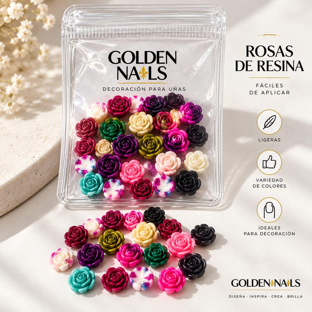 DECORACION Y CRISTALES PARA UÑAS