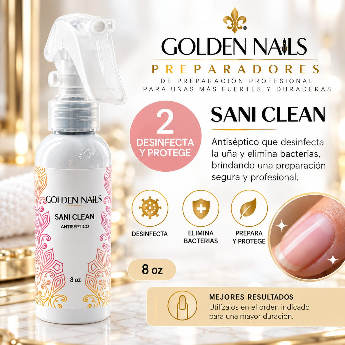 FINALIZADOS, NIVELADOR DE PH, SANI CLEAN DE 8OZ (LIQUIDOS 8OZ)