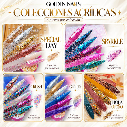 COLECCIONES ACRILICAS 6PZ