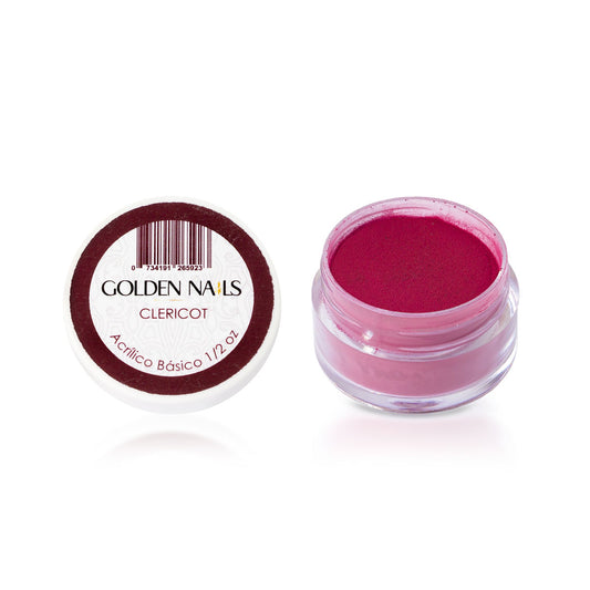 Clericot Golden Color 1/2oz acrilico para 3d o estructura de uñas