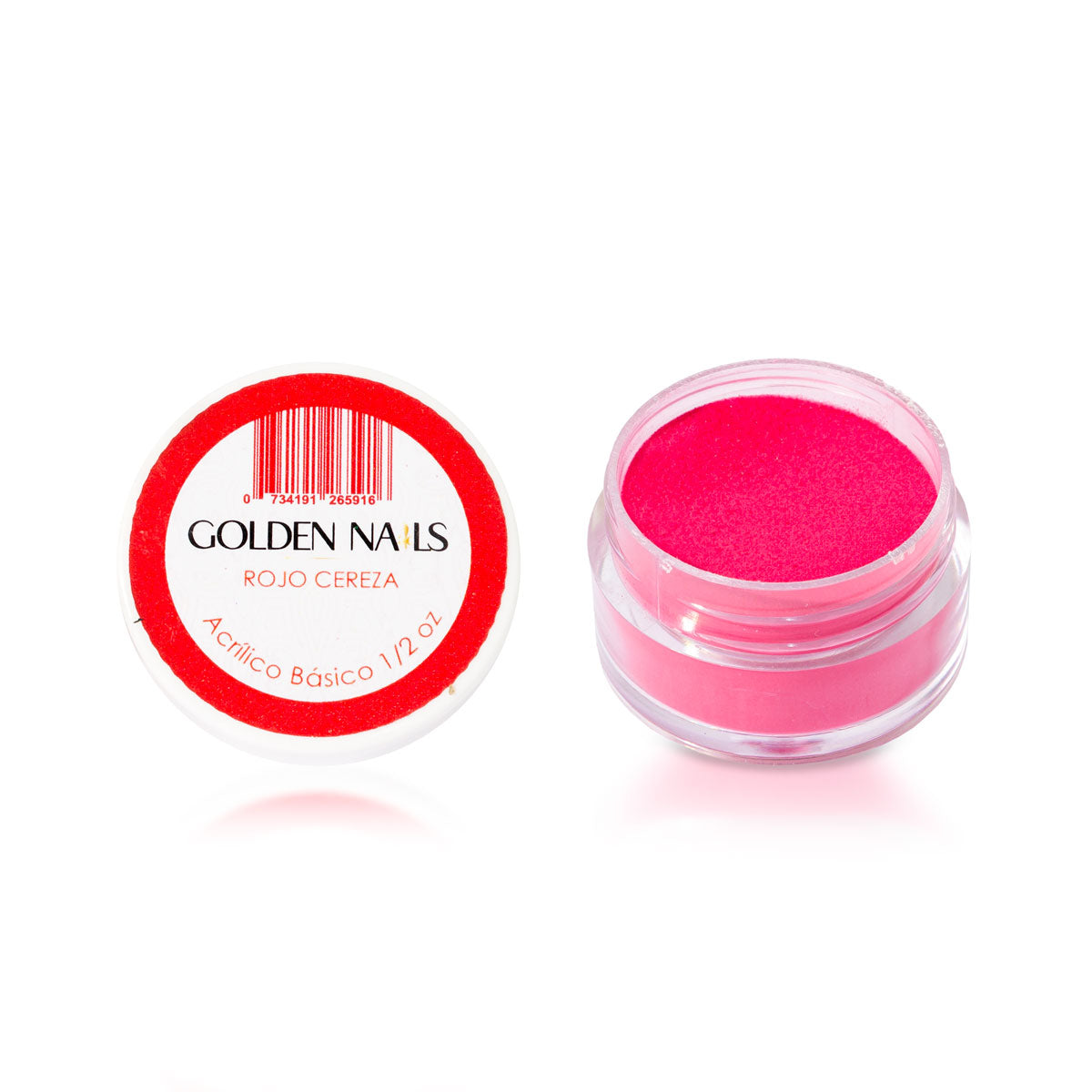Rojo Cereza Golden Color 1/2oz acrilico para 3d y estructura para uñas