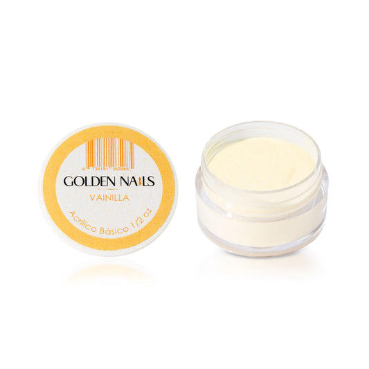 Vainilla Golden Color 1/2oz acrilico para 3d y estructura para uñas