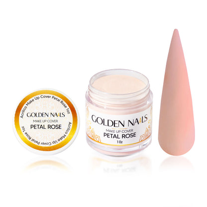 Petal Rose Make Up Cover Acrilico maquillaje para estructura acrilica