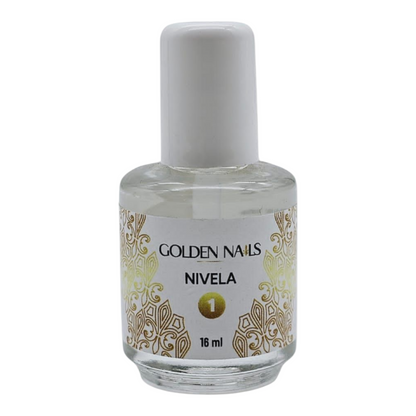 NIVELA – NIVELADOR DE PH  16ml LIQUIDO CON BROCHA GOLDEN NAILS